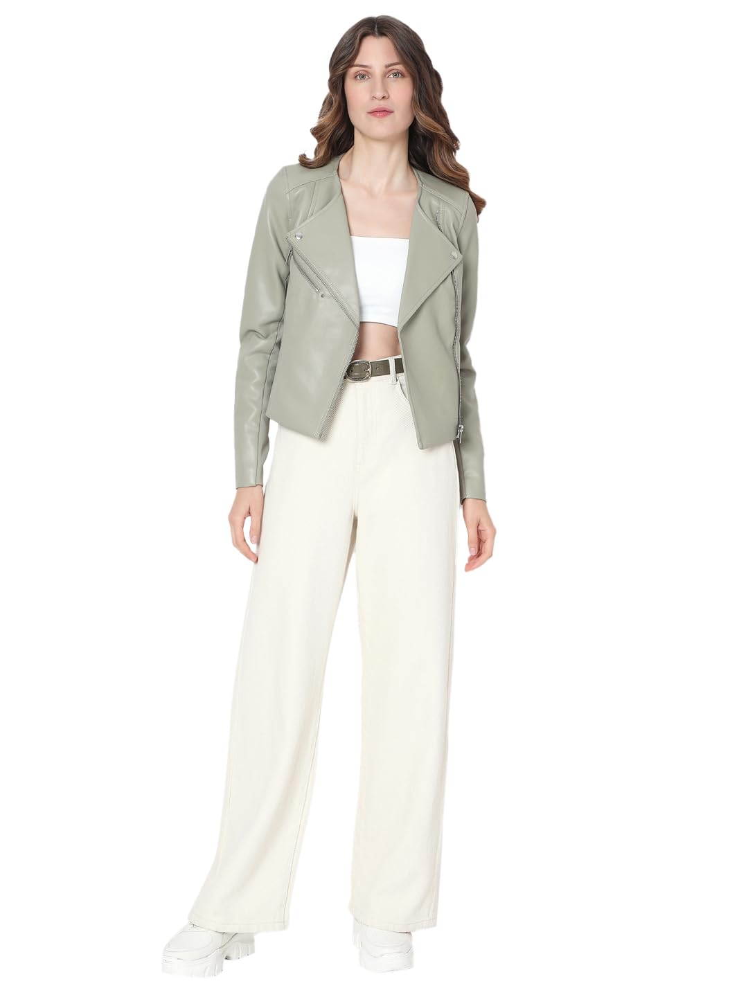 Women's Polyester Blend Standard Length A-Line Coat - Image 5