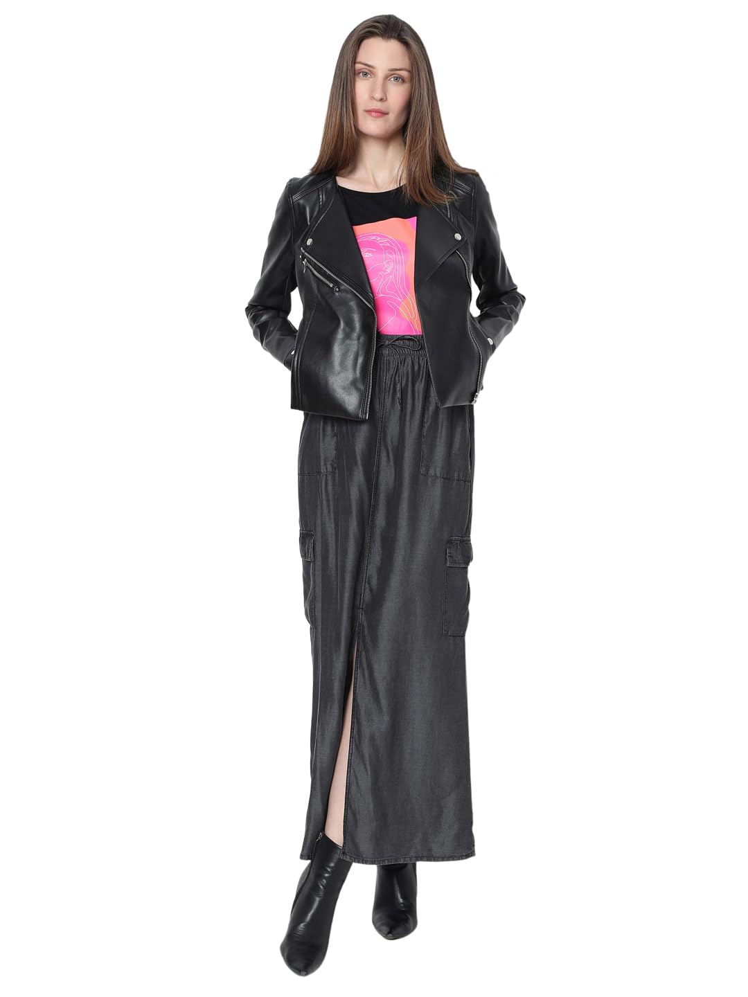 Women's Polyester Blend Standard Length A-Line Coat - Image 11