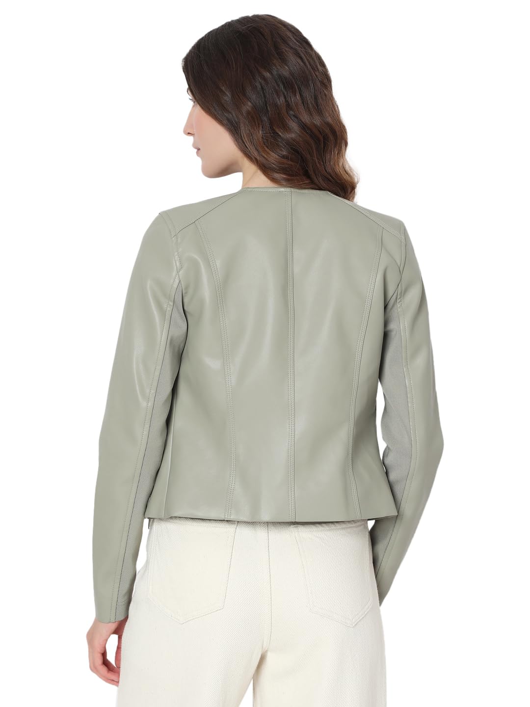 Women's Polyester Blend Standard Length A-Line Coat - Image 4