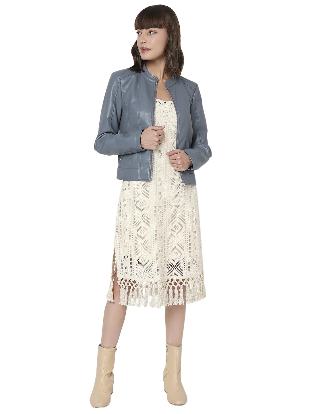 Polyester Women's Standard Length Jacket - Image 5