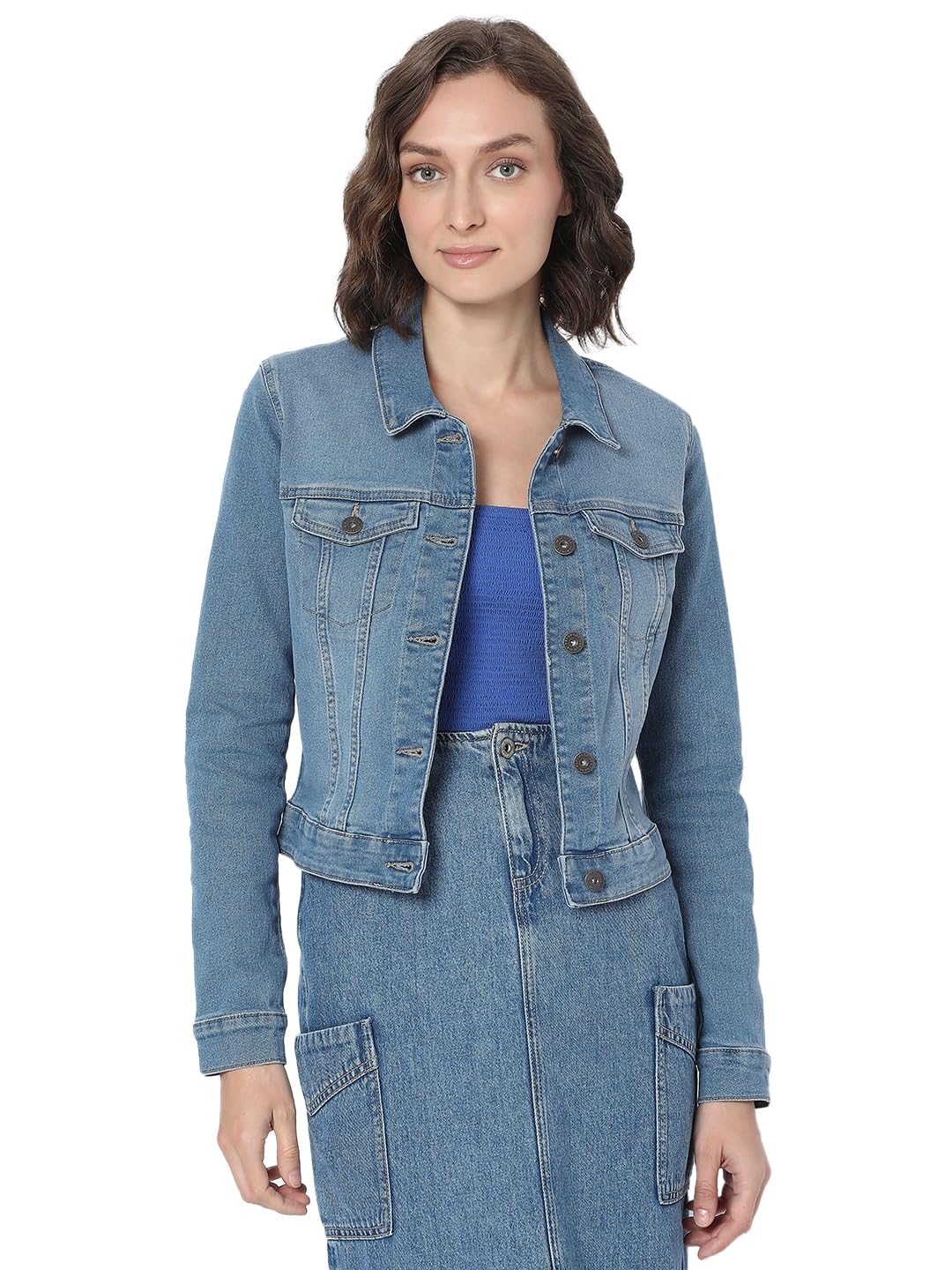 Women's Polycotton Standard A-Line Coat