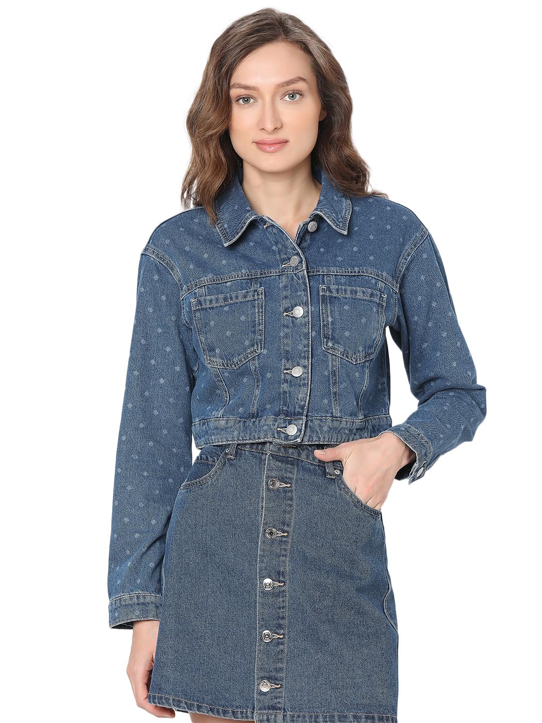 Women's Cotton Standard Length A-Line Coat
