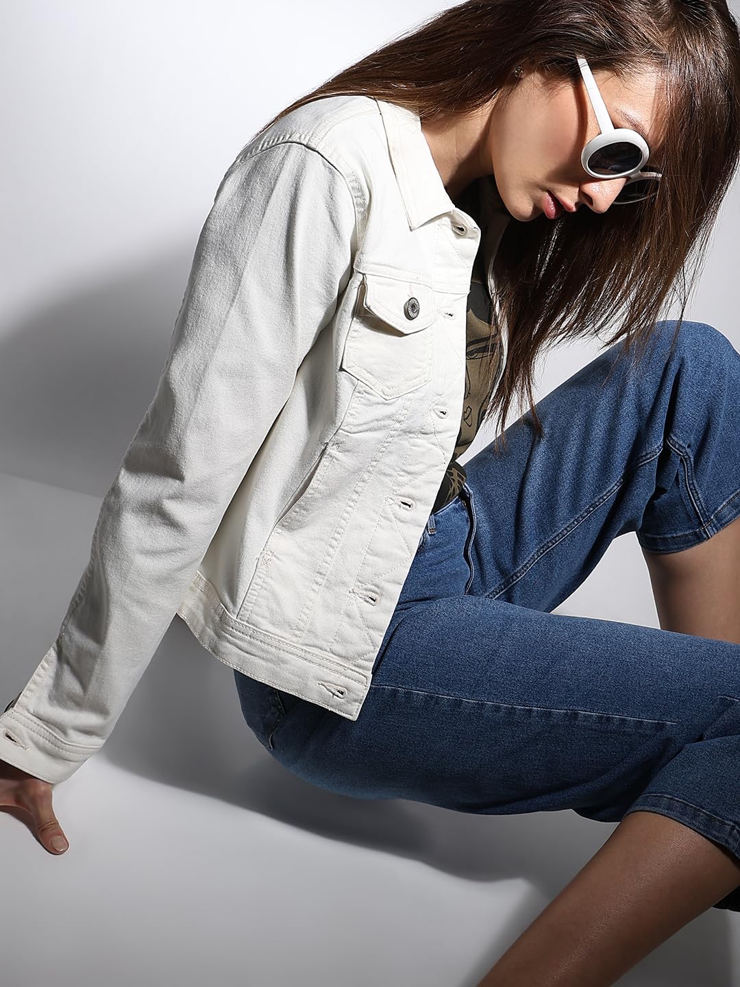 Women's Cotton Blend Standard Length Jacket - Image 2