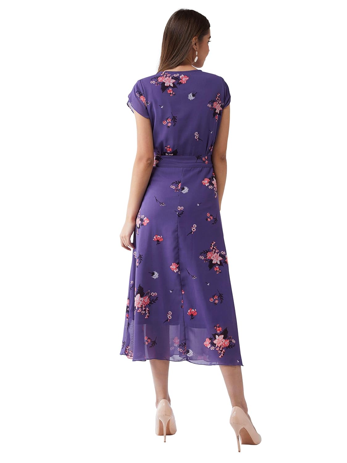 Women's Georgette Fit and Flare Midi Dress - Image 10