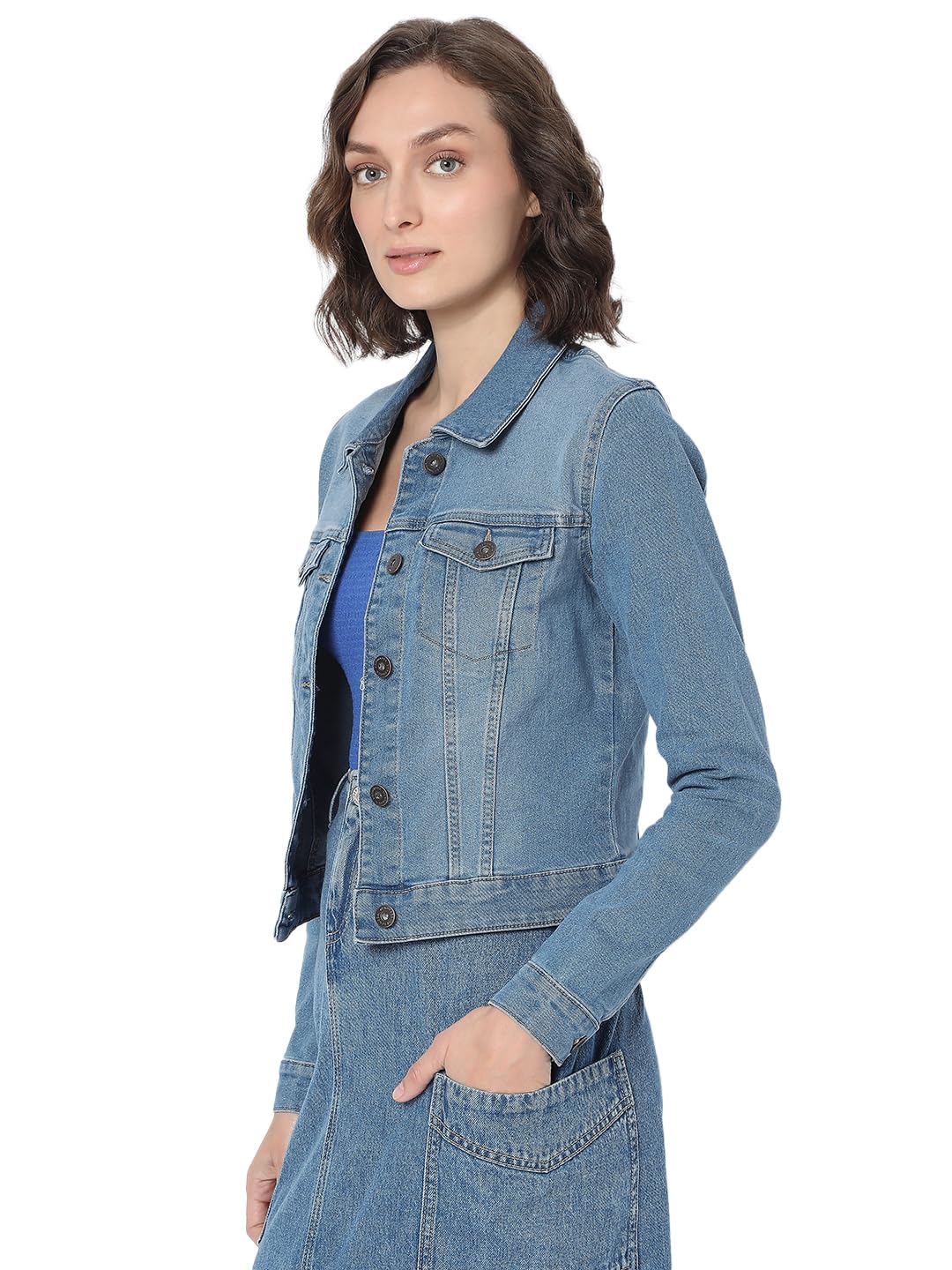 Women's Polycotton Standard A-Line Coat - Image 3