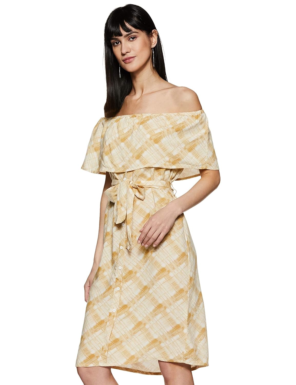 Women's Strapless Knee-Long Dress - Image 3