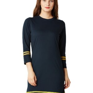 Women's Yellow Mini Shift Dress