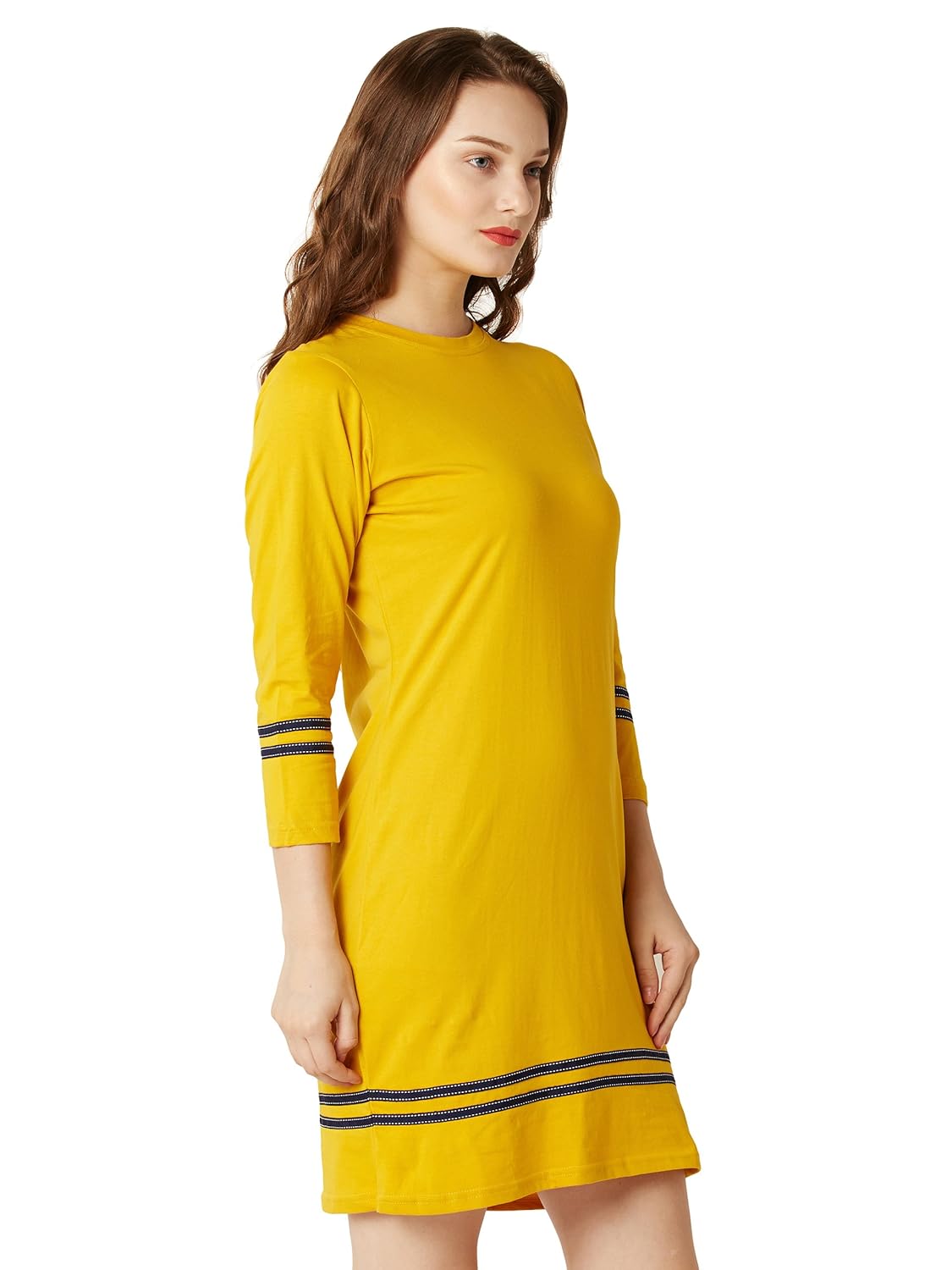 Women's Yellow Mini Shift Dress - Image 9