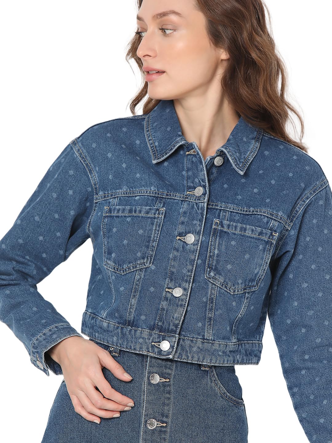 Women's Cotton Standard Length A-Line Coat - Image 6